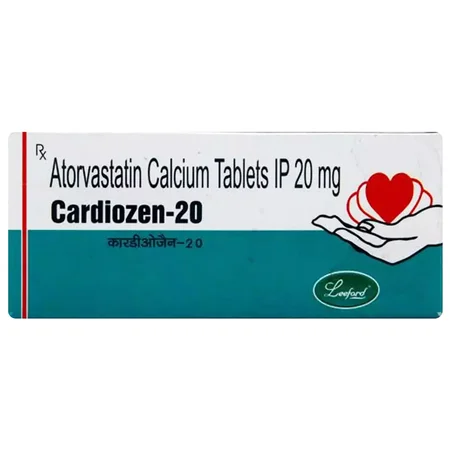 Cardiozen 20 mg Tablet 10's