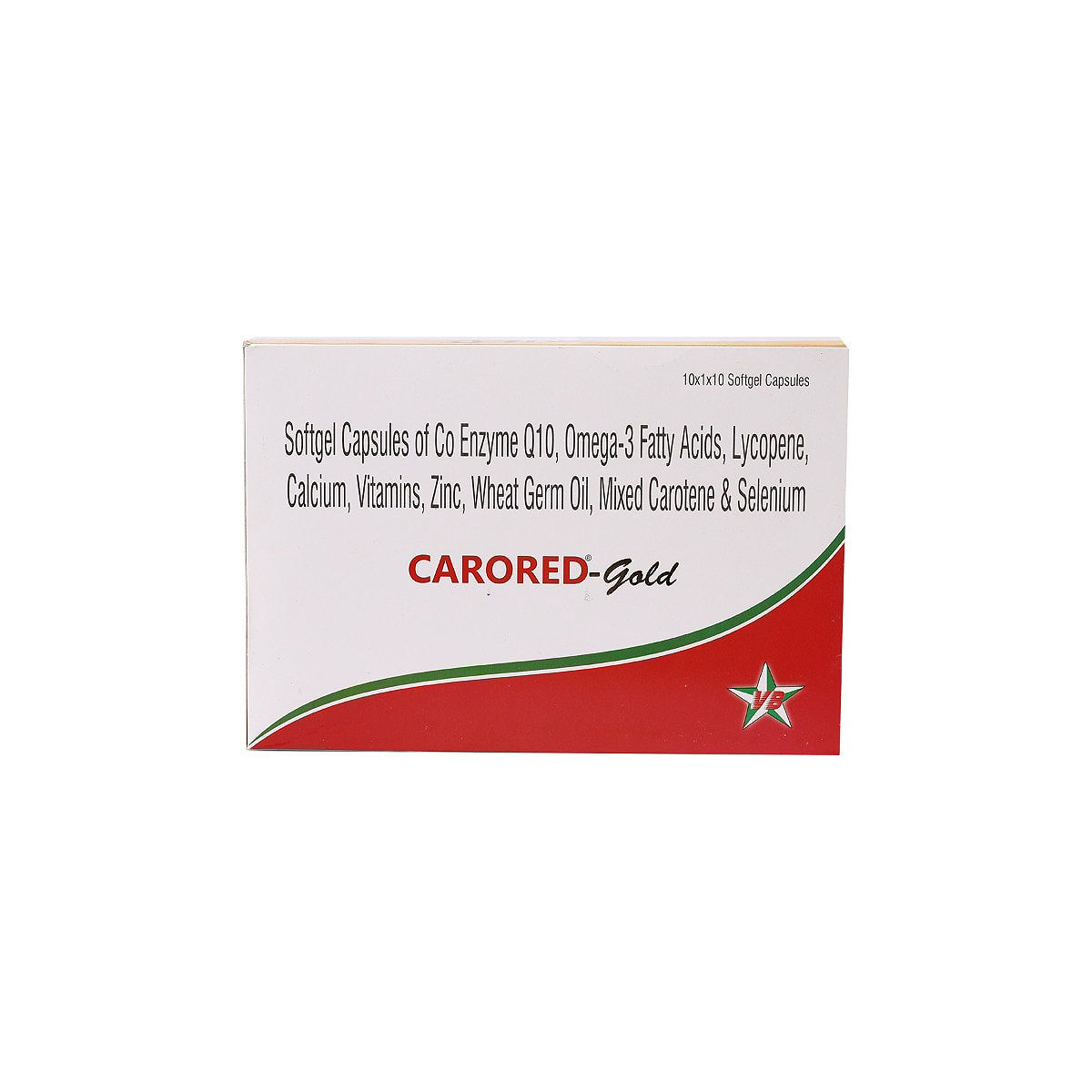 Carored Gold Capsule 10's, Pack of 10 S