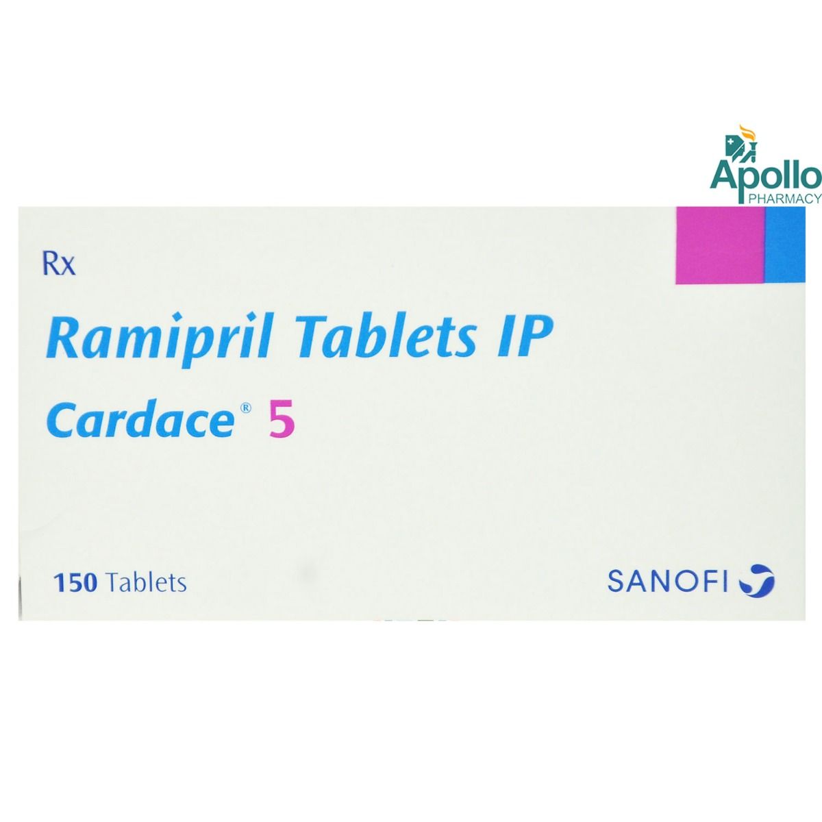 Cardace 5 Tablet 15's, Pack of 15 TABLETS