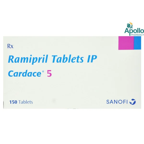 Cardace 5 mg Tablet 15's, Pack of 15 TABLETS