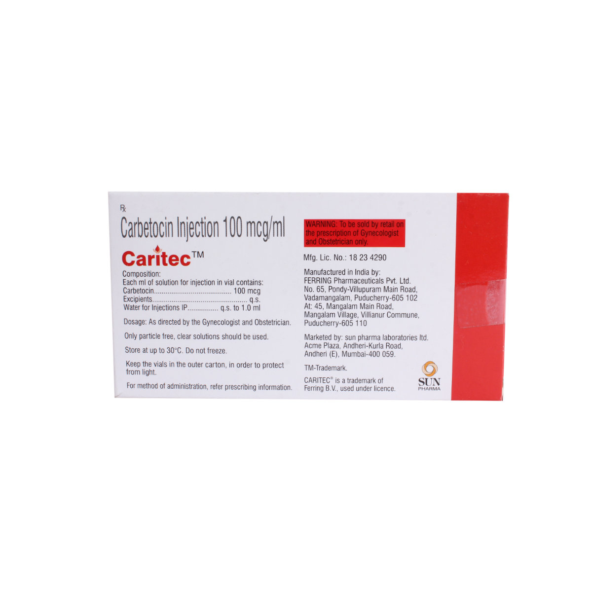Caritec Solution For Injection 1 ml, Pack of 1 INJECTION Caritec Solution For Injection 1 ml, Pack of 1 INJECTION