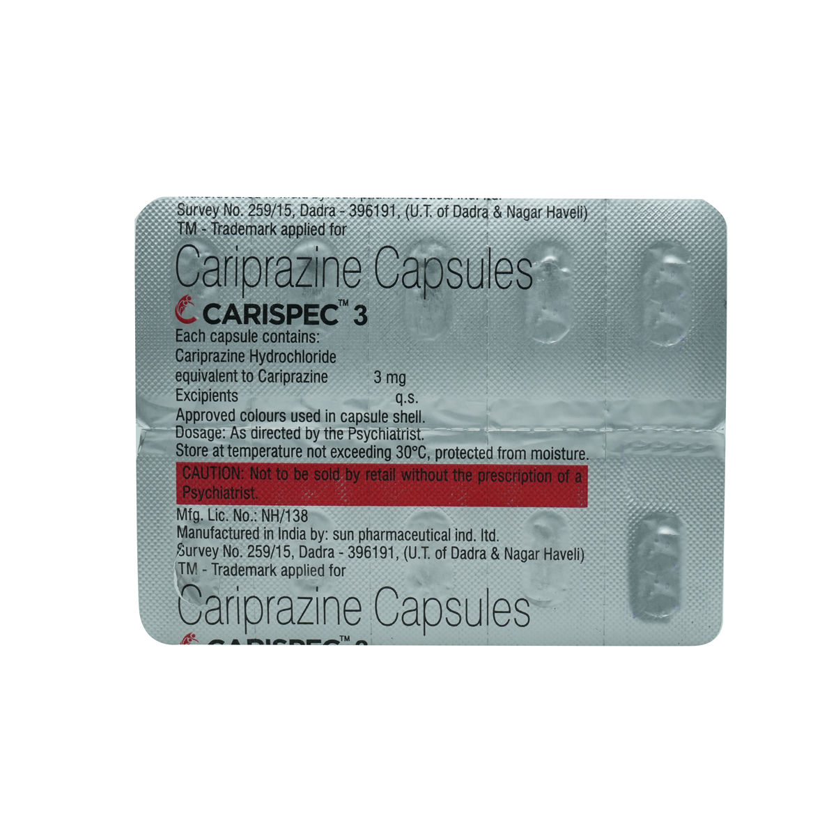 Buy Carispec 3 Capsule 10's Online