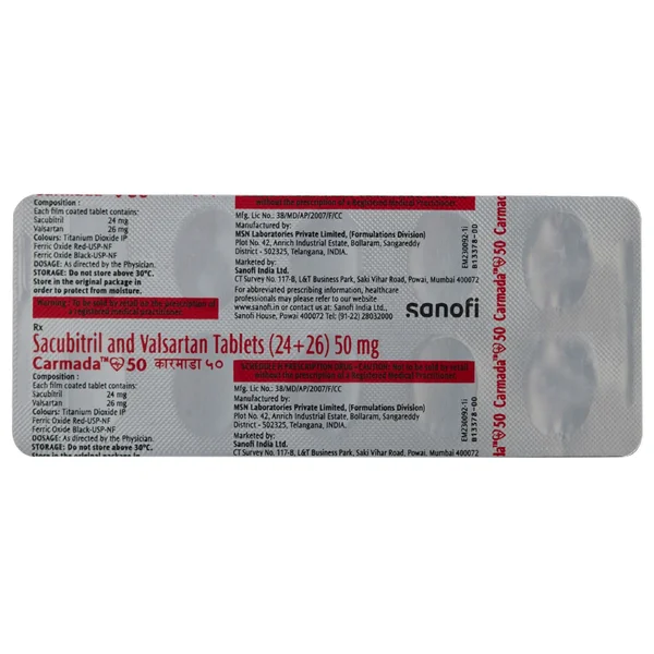 Carmada 50 Tablet 10's