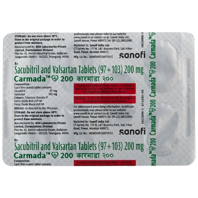 Carmada 200 Tablet 7's, Pack of 7 TabletS