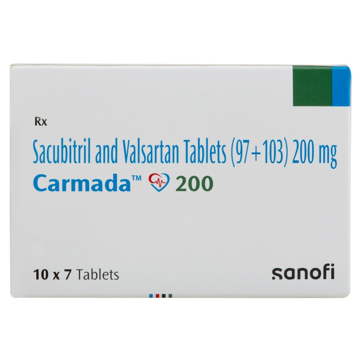 Carmada 200 Tablet 7's, Pack of 7 Carmada 200 Tablet 7's, Pack of 7