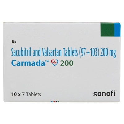 Carmada 200 Tablet 7's, Pack of 7 TabletS