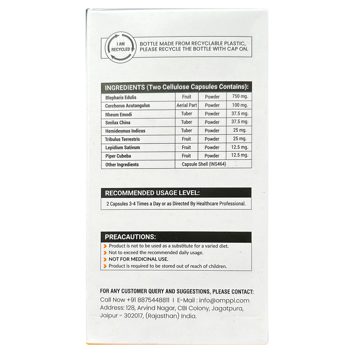 Carctol 1000mg Health Supplement, 120 Capsules, Pack of 1 Carctol 1000mg Health Supplement, 120 Capsules, Pack of 1