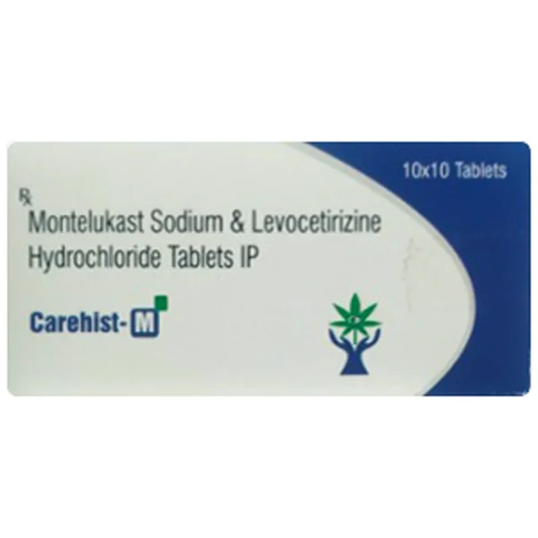 Carehist-M Tablet 10's, Pack of 10