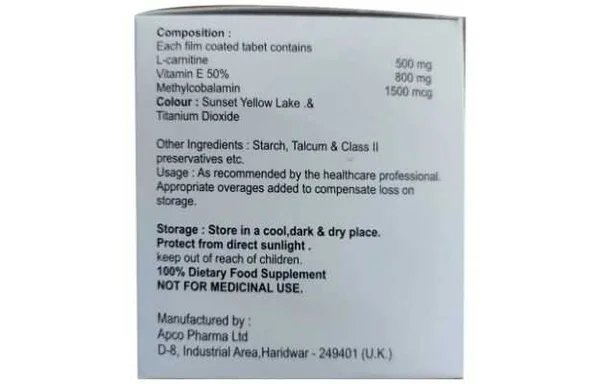 Carnimet-E Tablet 10's