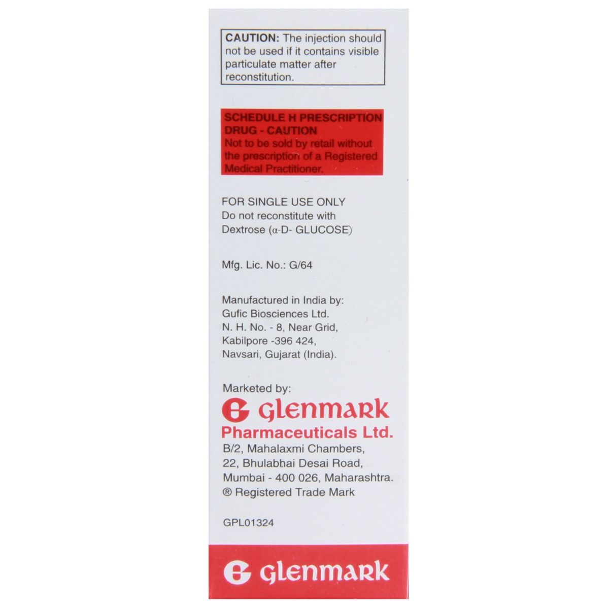 Casfung 50mg Injection 1 ml, Pack of 1 INJECTION Casfung 50mg Injection 1 ml, Pack of 1 INJECTION