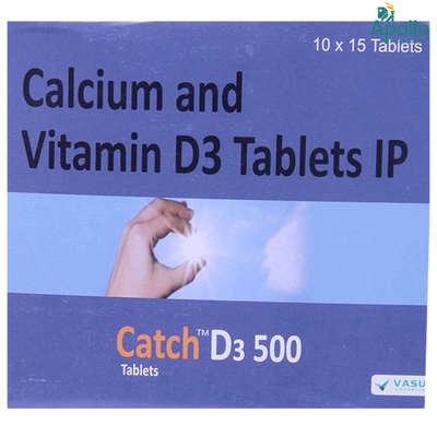 Catch D3 500 Tablet 15's, Pack of 15 TABLETS