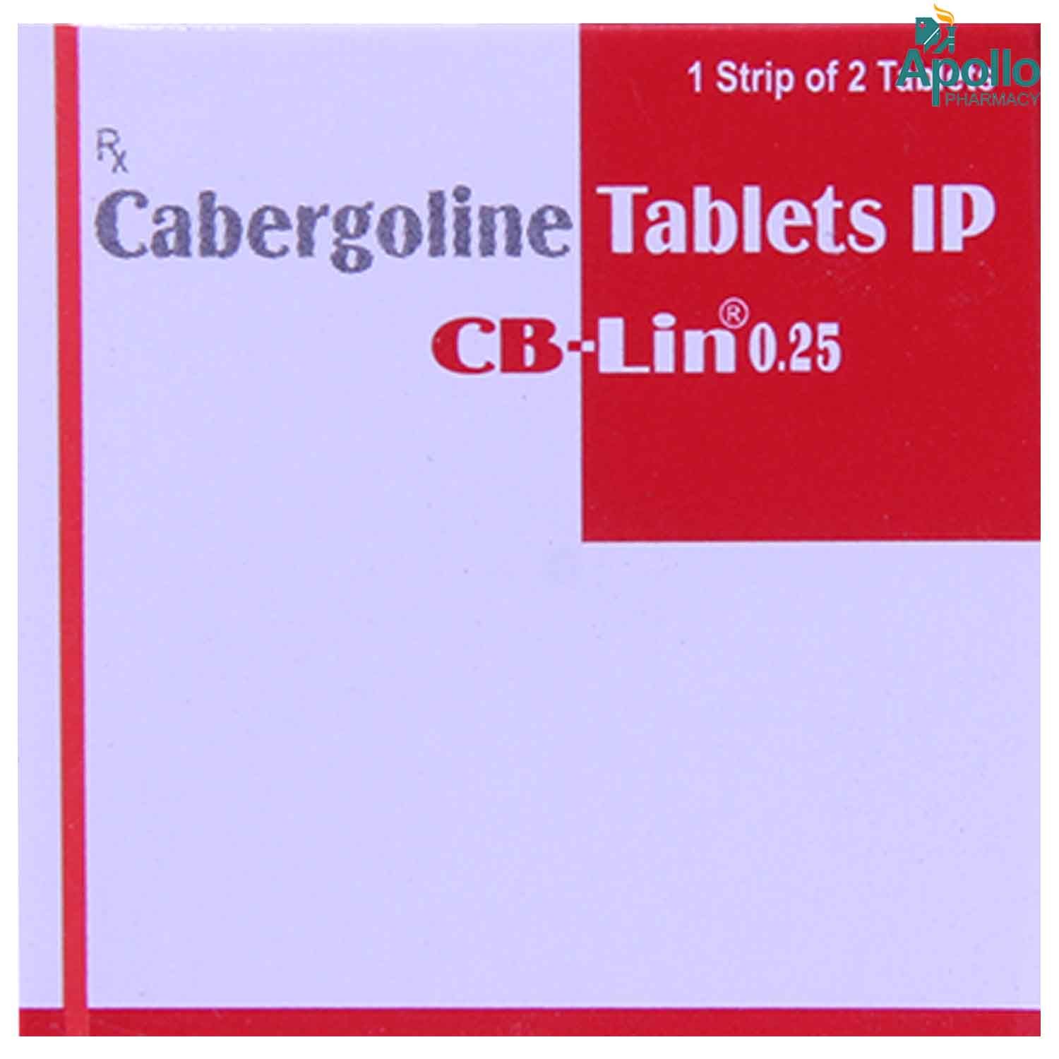 Buy CB-Lin 0.25 Tablet 2's Online