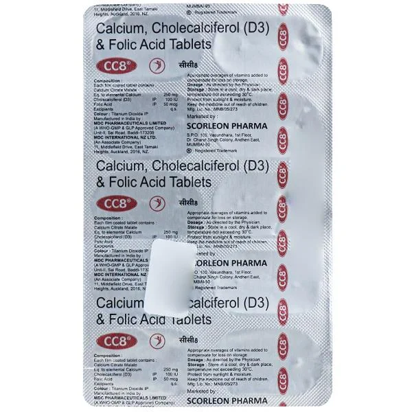 CC8 Tablet 10's, Pack of 10