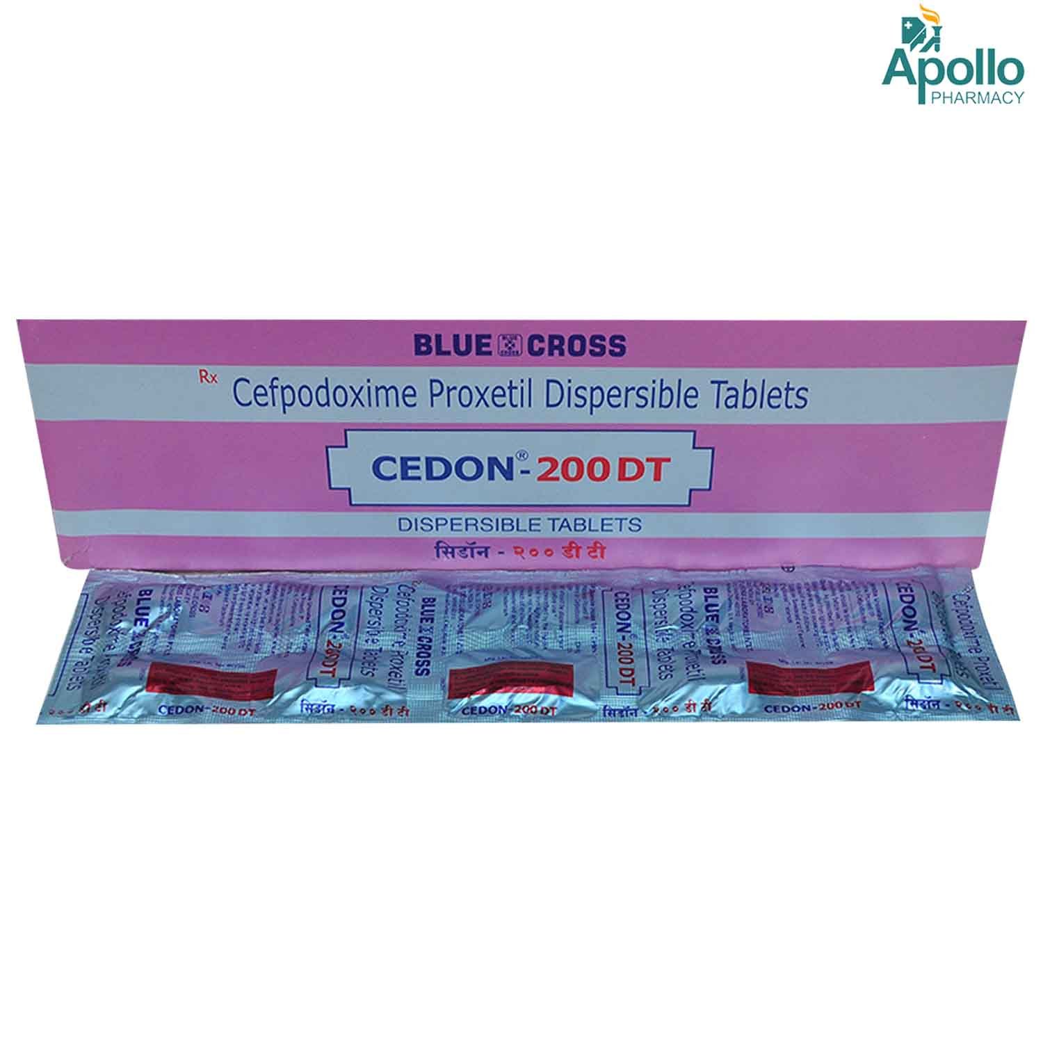 Cedon 200 DT Tablet 10's, Pack of 10 TABLETS Cedon 200 DT Tablet 10's, Pack of 10 TABLETS