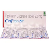 Ceff DT 250 mg Tablet 10's, Pack of 10 TabletS