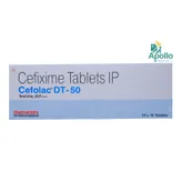 Cefolac DT 50 Tablet 10's, Pack of 10 TabletS