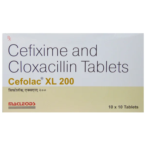Cefolac XL 200 mg Tablet 10's