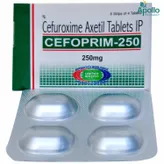 Cefoprim 250 Tablet 4's, Pack of 4 TabletS