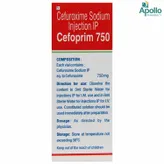 Cefoprim 750 mg Injection 1's, Pack of 1 Injection