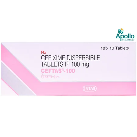 Ceftas 100 mg Tablet 10's