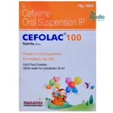 Cefolac 100 Suspension 30 ml, Pack of 1 Suspension