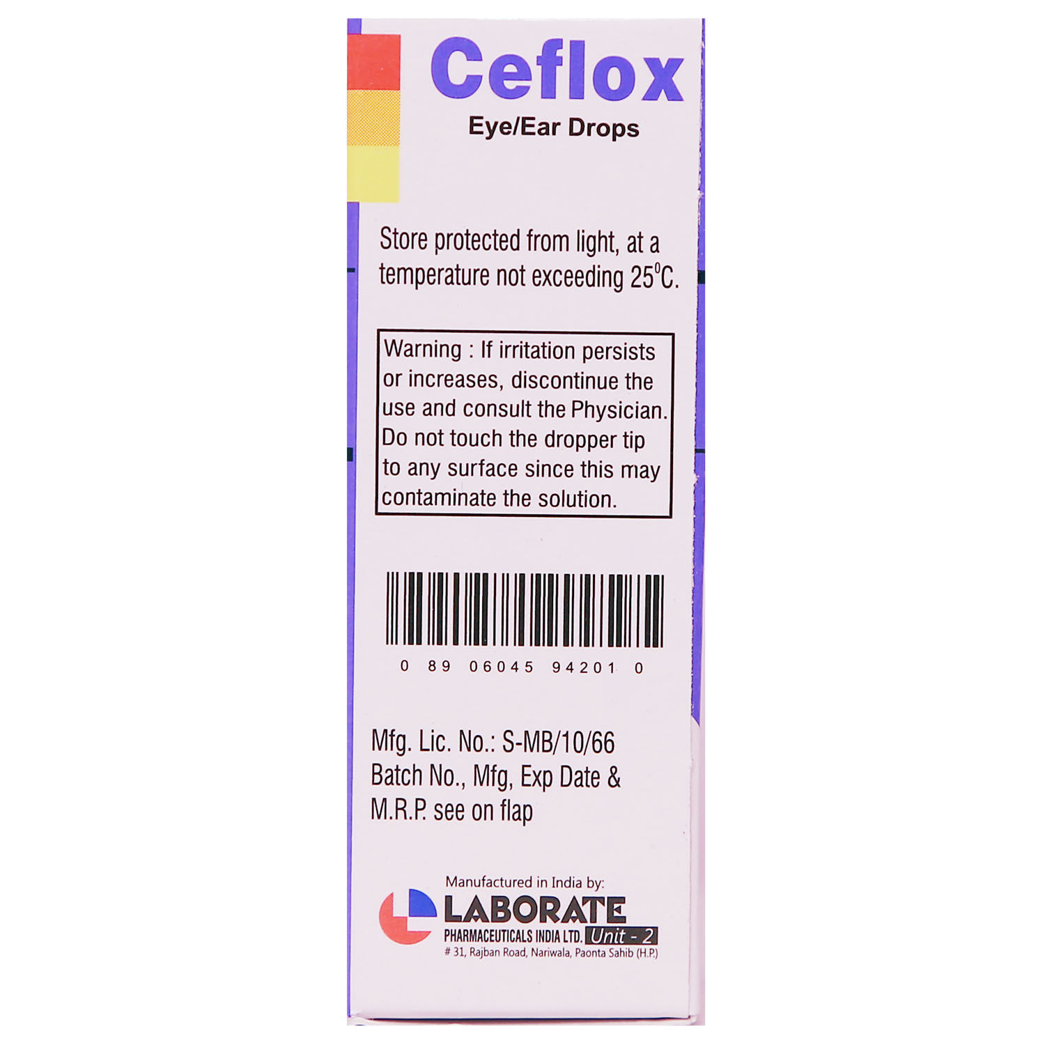 Ceflox Eye/Ear Drops 10 ml Price, Uses, Side Effects, Composition