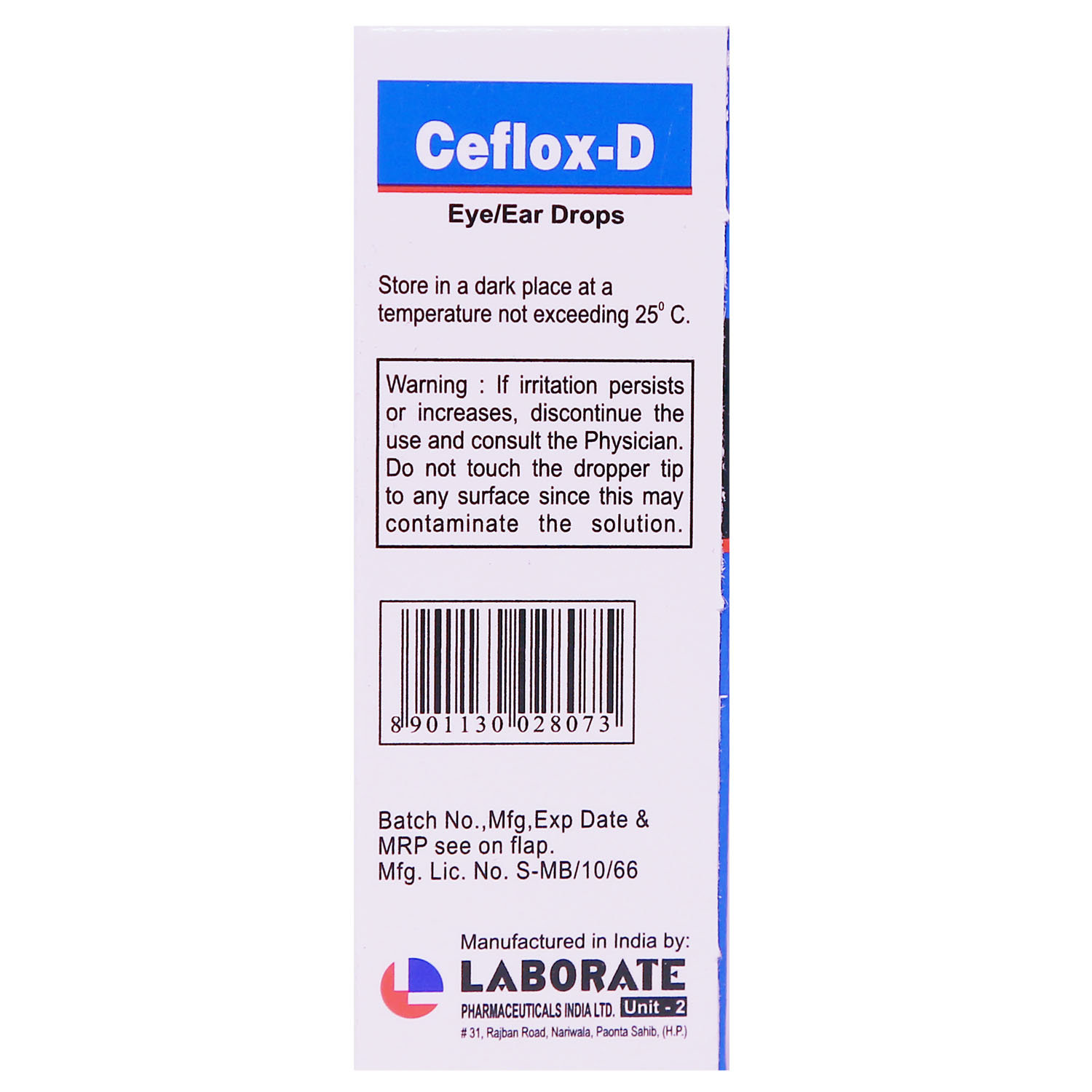 Ceflox D Eye/Ear Drops 10 ml, Pack of 1 Eye/Ear Drops Ceflox D Eye/Ear Drops 10 ml, Pack of 1 Eye/Ear Drops
