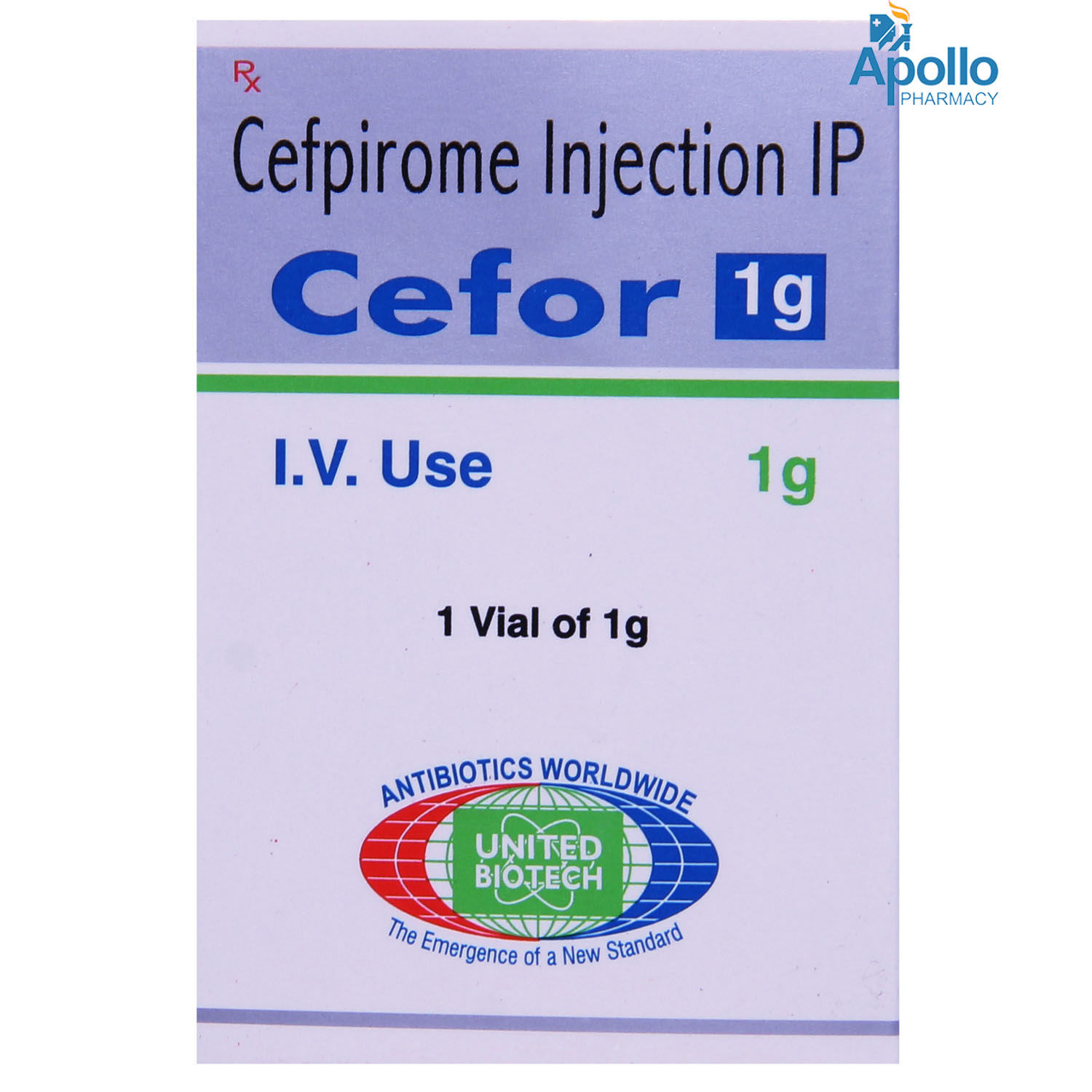 Buy CEFOR INJECTION 1GM Online