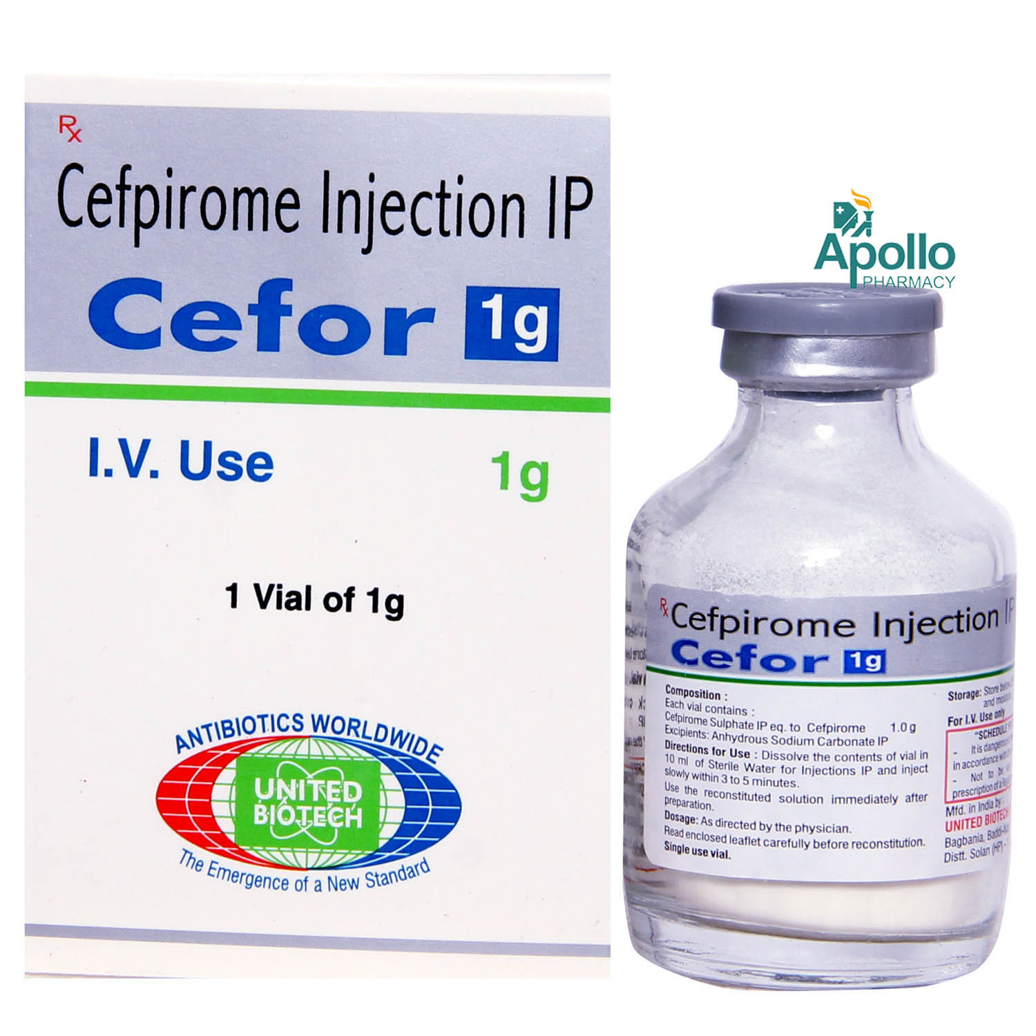 CEFOR INJECTION 1GM, Pack of 1 INJECTION CEFOR INJECTION 1GM, Pack of 1 INJECTION