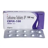 Cefix 100 mg Tablet 10's, Pack of 10 TabletS
