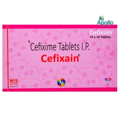 Cefixain 200 mg Tablet 10's, Pack of 10 TabletS