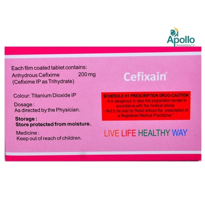 Cefixain 200 mg Tablet 10's, Pack of 10 TabletS