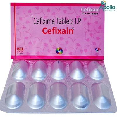 Cefixain 200 mg Tablet 10's, Pack of 10 TabletS