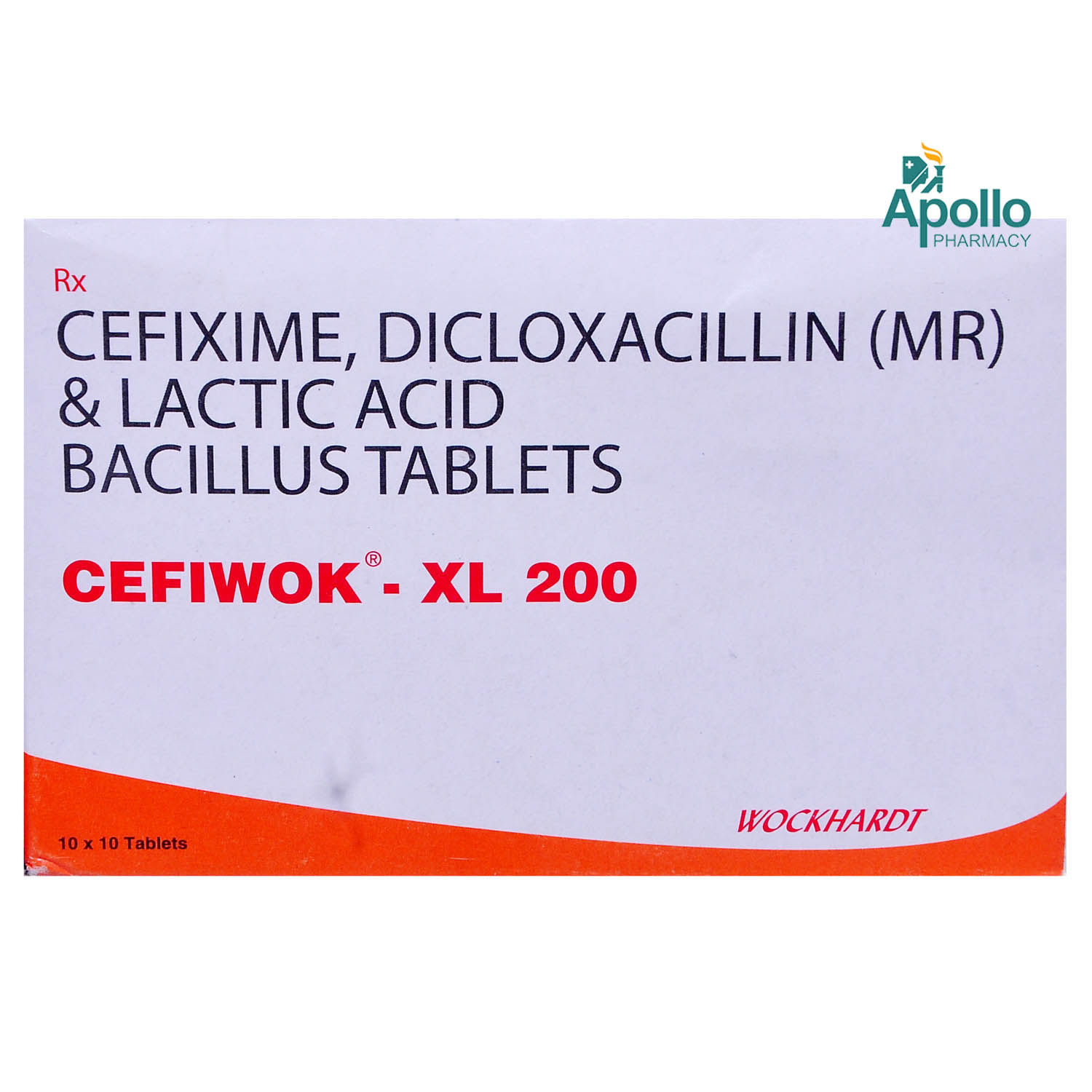 Buy Cefiwok XL 200 Tablet 10's Online