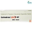 Cefadrox CV DT 250/62.5 Tablet 10's
