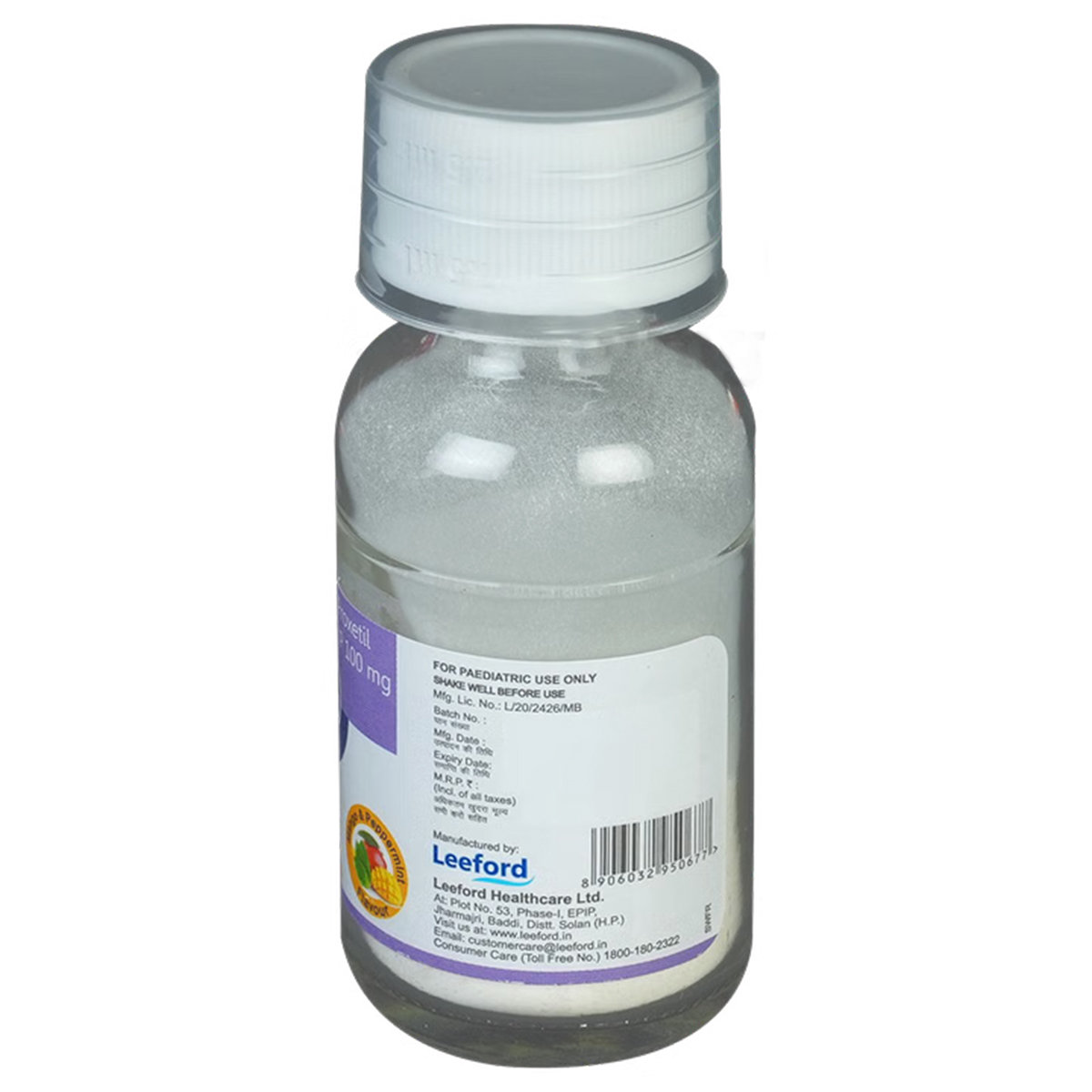 Cefredrox 100 mg Syrup 30 ml, Pack of 1 LIQUID Cefredrox 100 mg Syrup 30 ml, Pack of 1 LIQUID