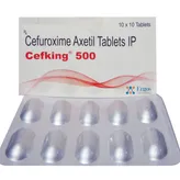 Cefking 500 mg Tablet 10's, Pack of 10 TabletS