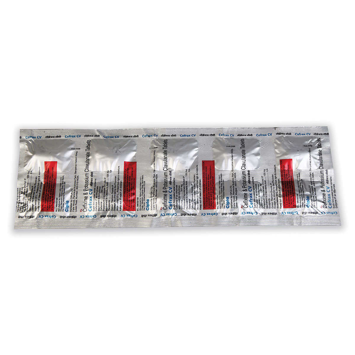 Cefrax-CV Tablet 10's, Pack of 10 TABLETS Cefrax-CV Tablet 10's, Pack of 10 TABLETS