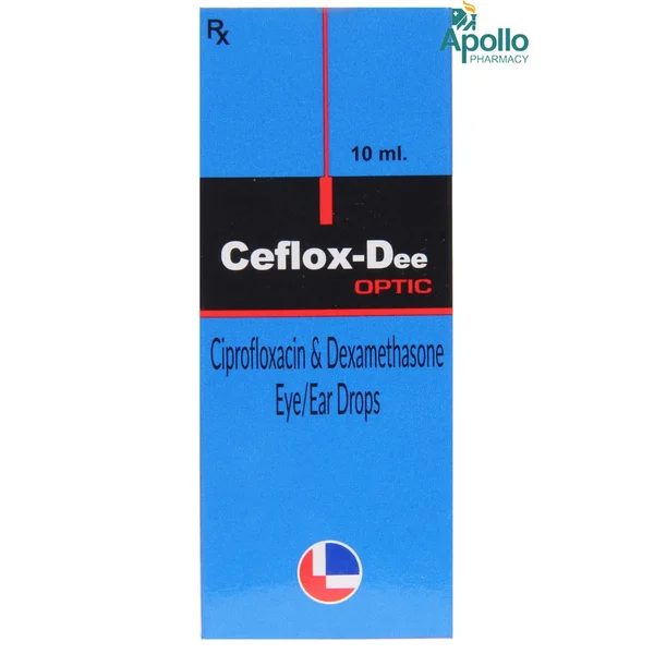 Ceflox Dee Optic Eye/Ear Drops 10 ml