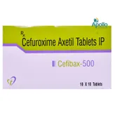 Cefibax-500mg Tablet 10s, Pack of 10 TabletS
