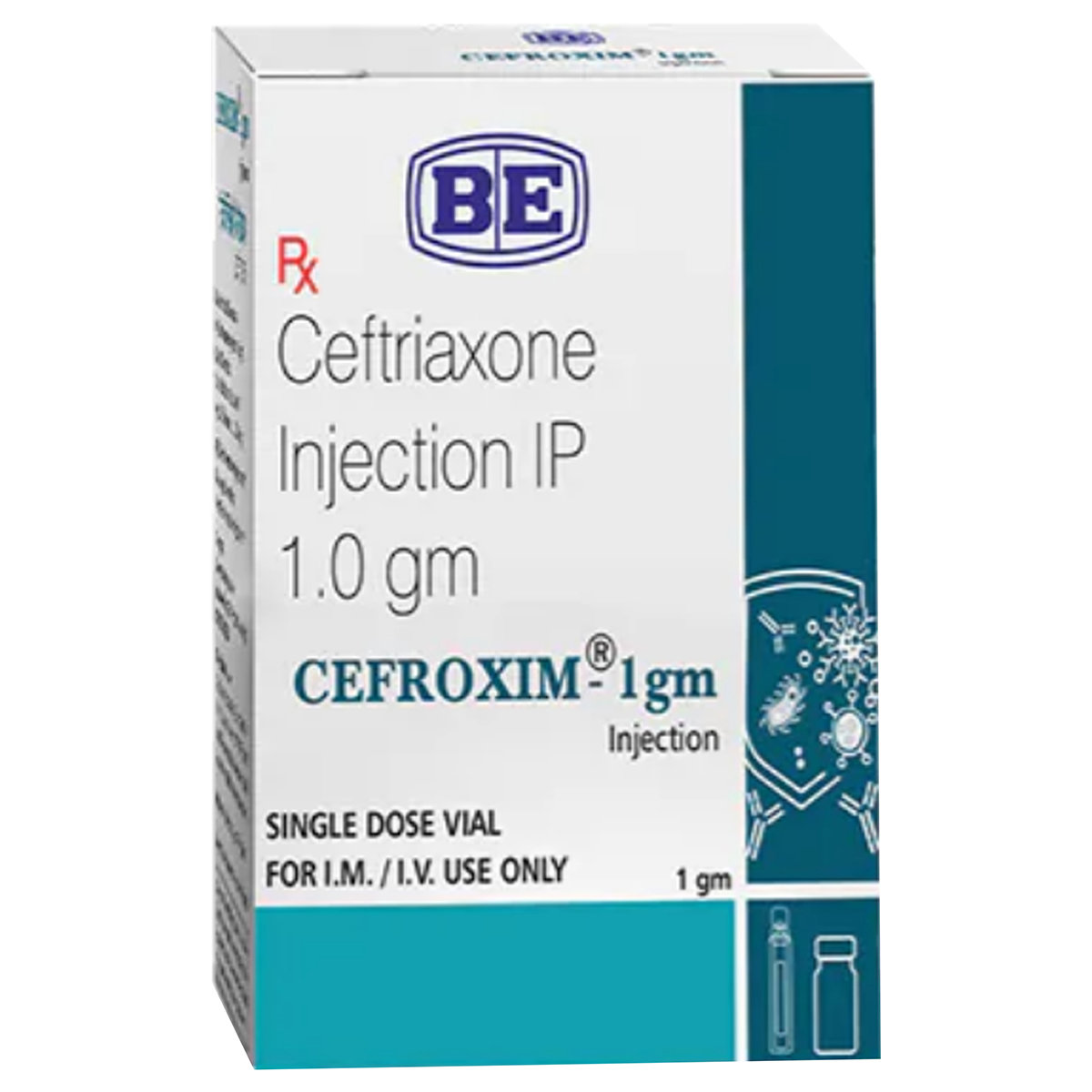 Cefroxim-1 gm Injection 1's, Pack of 1 Cefroxim-1 gm Injection 1's, Pack of 1