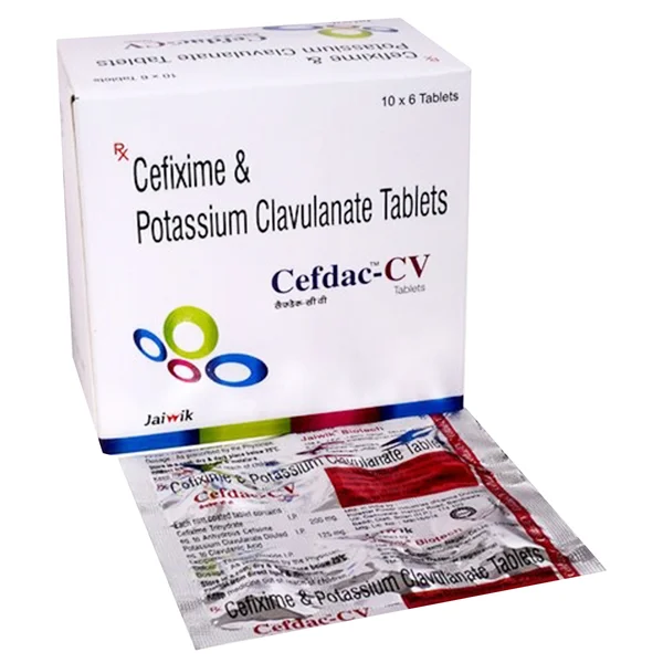 Cefdac-CV Tablet 10's, Pack of 10