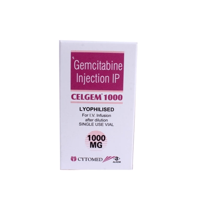 CELGEM 1000MG INJECTION, Pack of 1 INJECTION