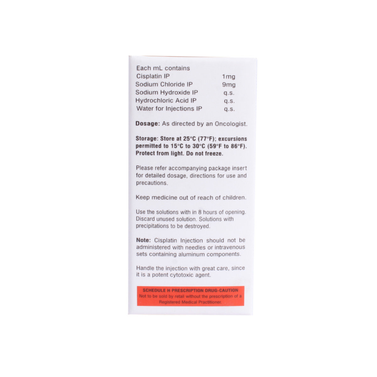 CELPLAT 10ME INJECTION, Pack of 1 INJECTION CELPLAT 10ME INJECTION, Pack of 1 INJECTION