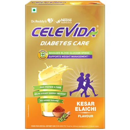 Celevida Kesar Elaichi Flavor Nutritional Drink Powder, 400 gm