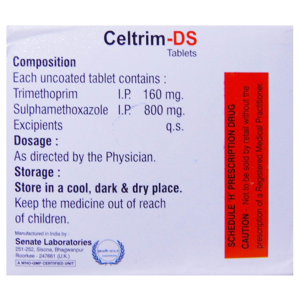 Celtrim-Ds Tablet 10's, Pack of 10 Celtrim-Ds Tablet 10's, Pack of 10