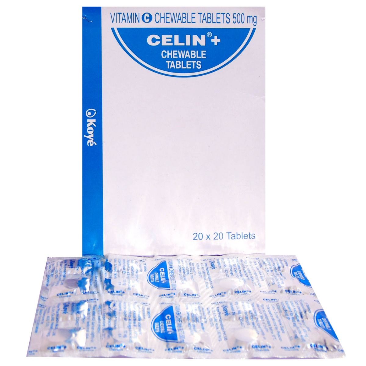 Celin Plus Chewable Tablet 20's, Pack of 20 TABLETS