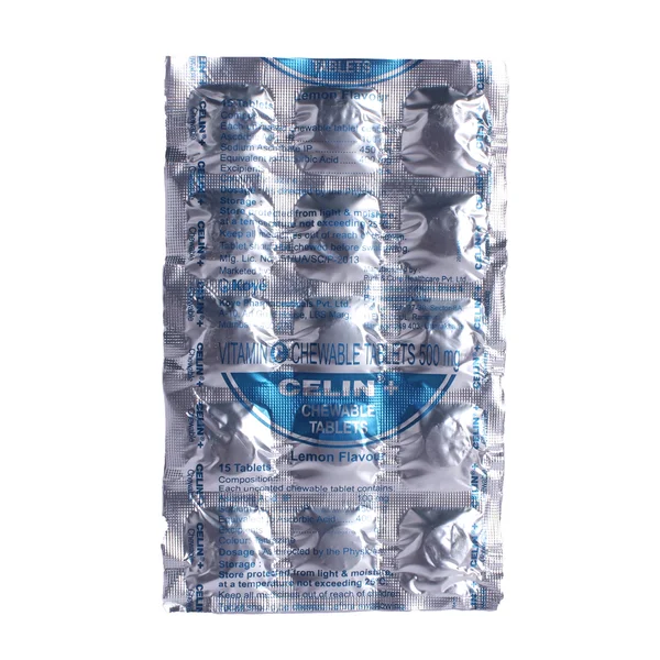 Celin Plus Lemon Flavour Chewable Tablet 15's, Pack of 15 TabletS