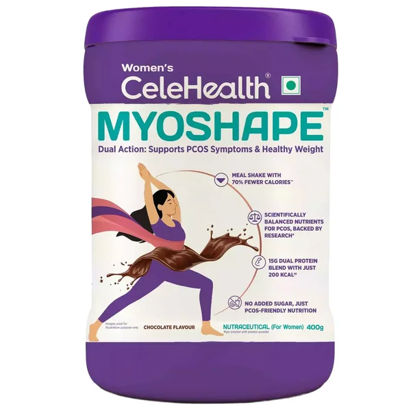 Celehealth Myoshape Women's Chocolate Flavour Powder 400 gm