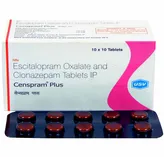 Censpram Plus Tablet 10's, Pack of 10 TABLETS